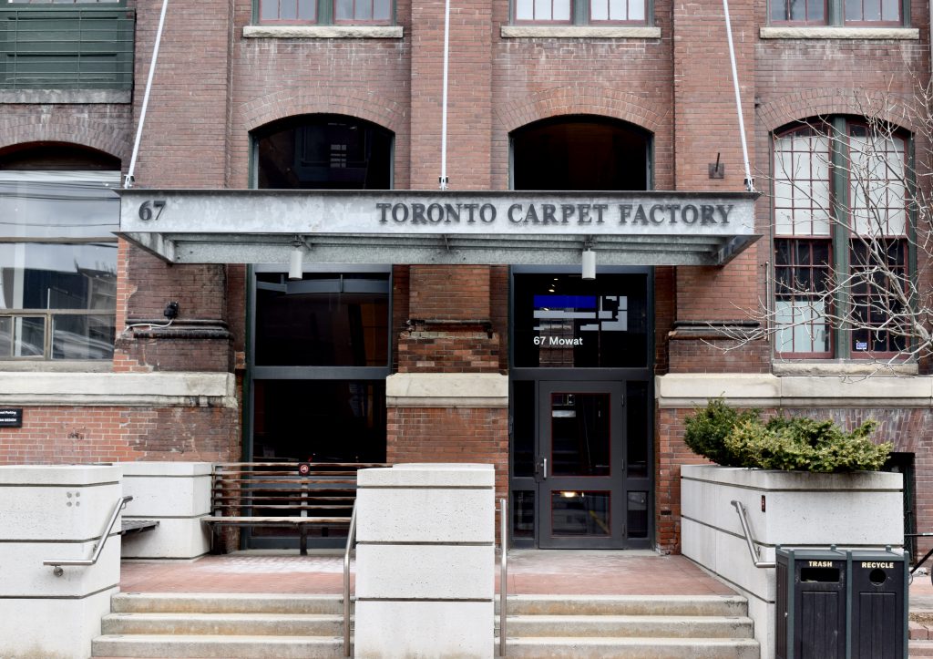 The Toronto Carpet Factory was the former scene of multiple sites. Ironically it is now the base of Beanfield Metroconnect, one of the previous internet suppliers to the porn industry. 