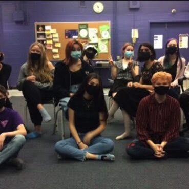 Tamsin Kelsey's grade 9 Drama class