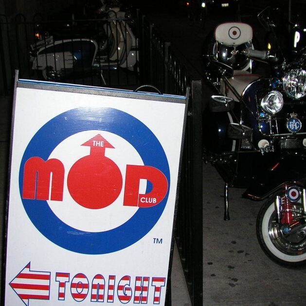 Sign of the Mod Club.