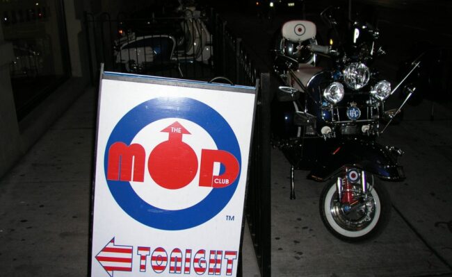 Sign of the Mod Club.