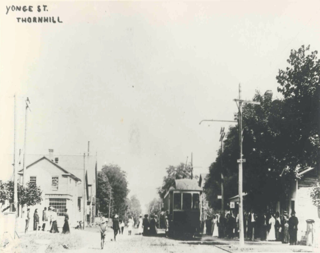 Thornhill at Yonge and Centre streets circa 1900. (Courtesy City of Vaughan  Archive)