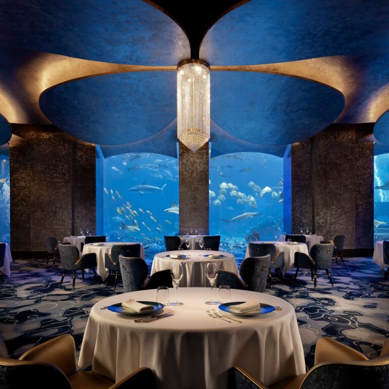 Image of Dubai fine dining restaurant "Ossiano" at Atlantis The Palm